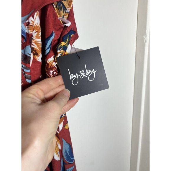 Boho Floral Hi Low Dress size XS NWT - Picture 6 of 10